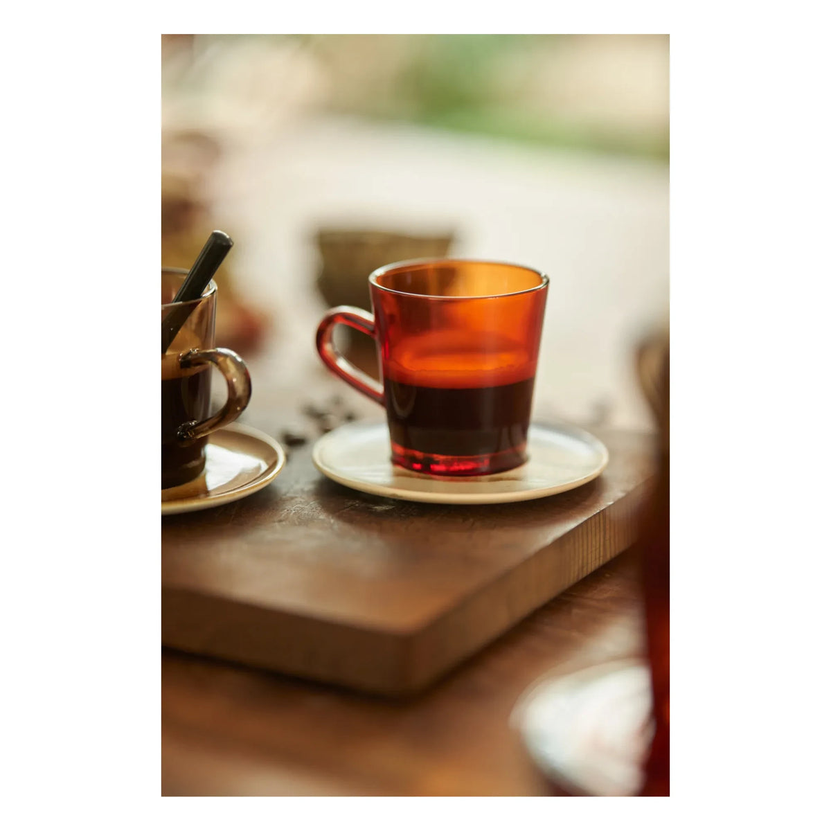 HKliving - 70er Kaffeetassen - 4er Set | Bernstein