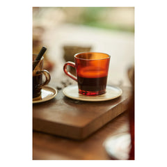 HKliving - 70er Kaffeetassen - 4er Set | Bernstein