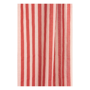 Nobodinoz - Wendy Kariertes Baumwoll-Voile-Vorhang | Rot