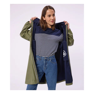 Petit Bateau - Recycelte Langfaser mit Wachseffekt | Khaki