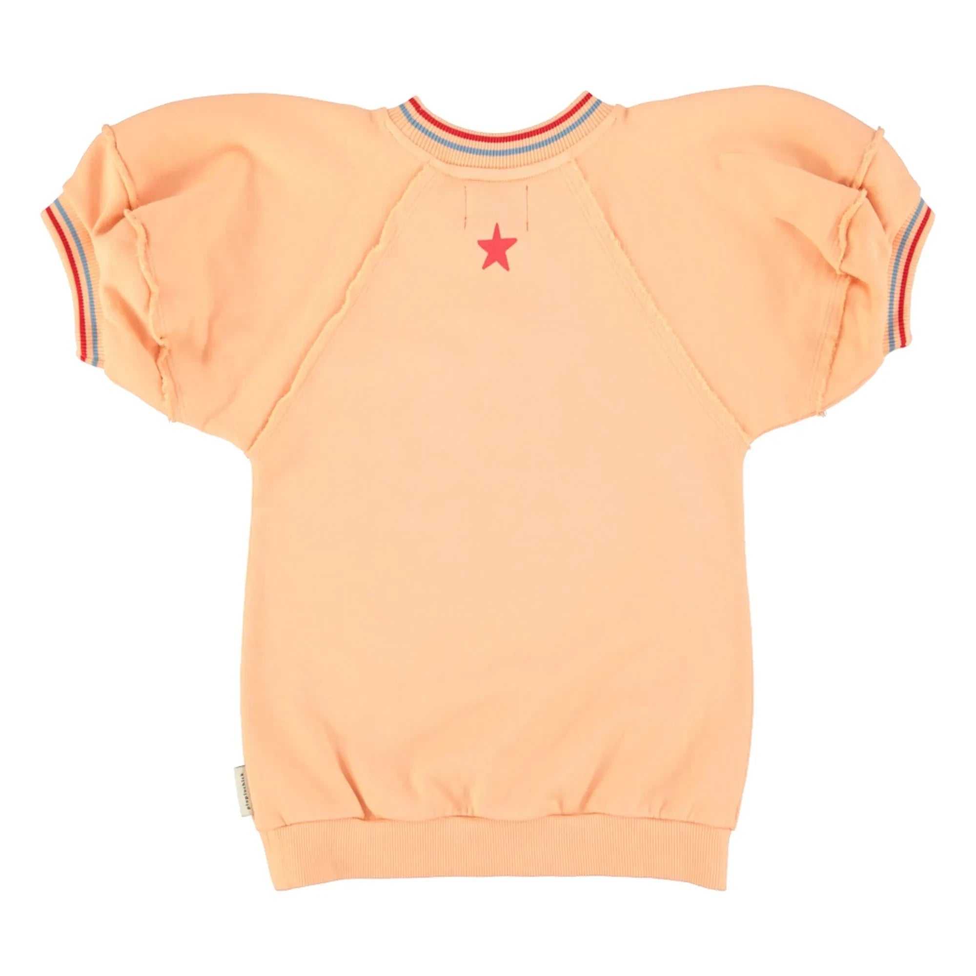 Piupiuchick - Sweatkleid Piupiuchick Est 2012 Bio-Baumwolle | Pfirsich