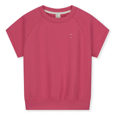 Gray Label - Bio-Baumwoll-Kurzarm-Sweatshirt | Fuchsia