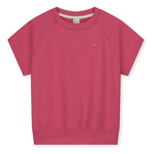 Gray Label - Bio-Baumwoll-Kurzarm-Sweatshirt | Fuchsia