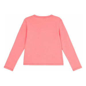 Petit Bateau - Strickjacke aus Bio-Baumwolle | Koralle