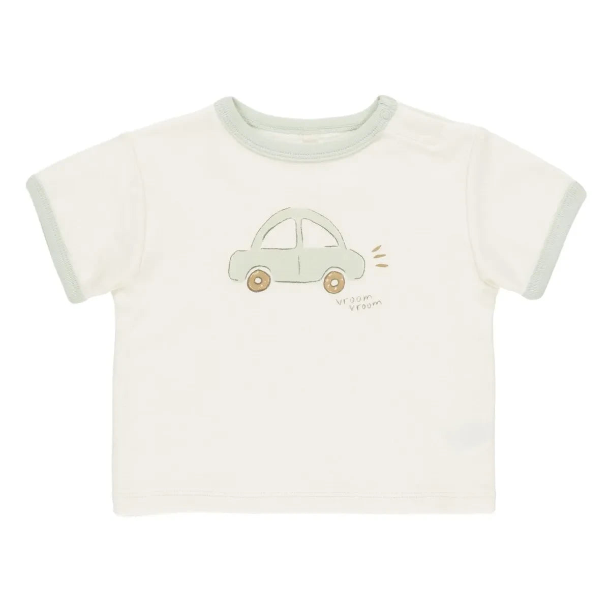 Quincy Mae - Car Ringer T-Shirt | Elfenbein