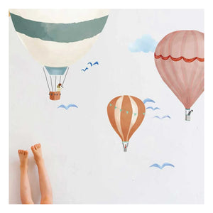 MIMI'lou - Aquarell Heißluftballon Aufkleber