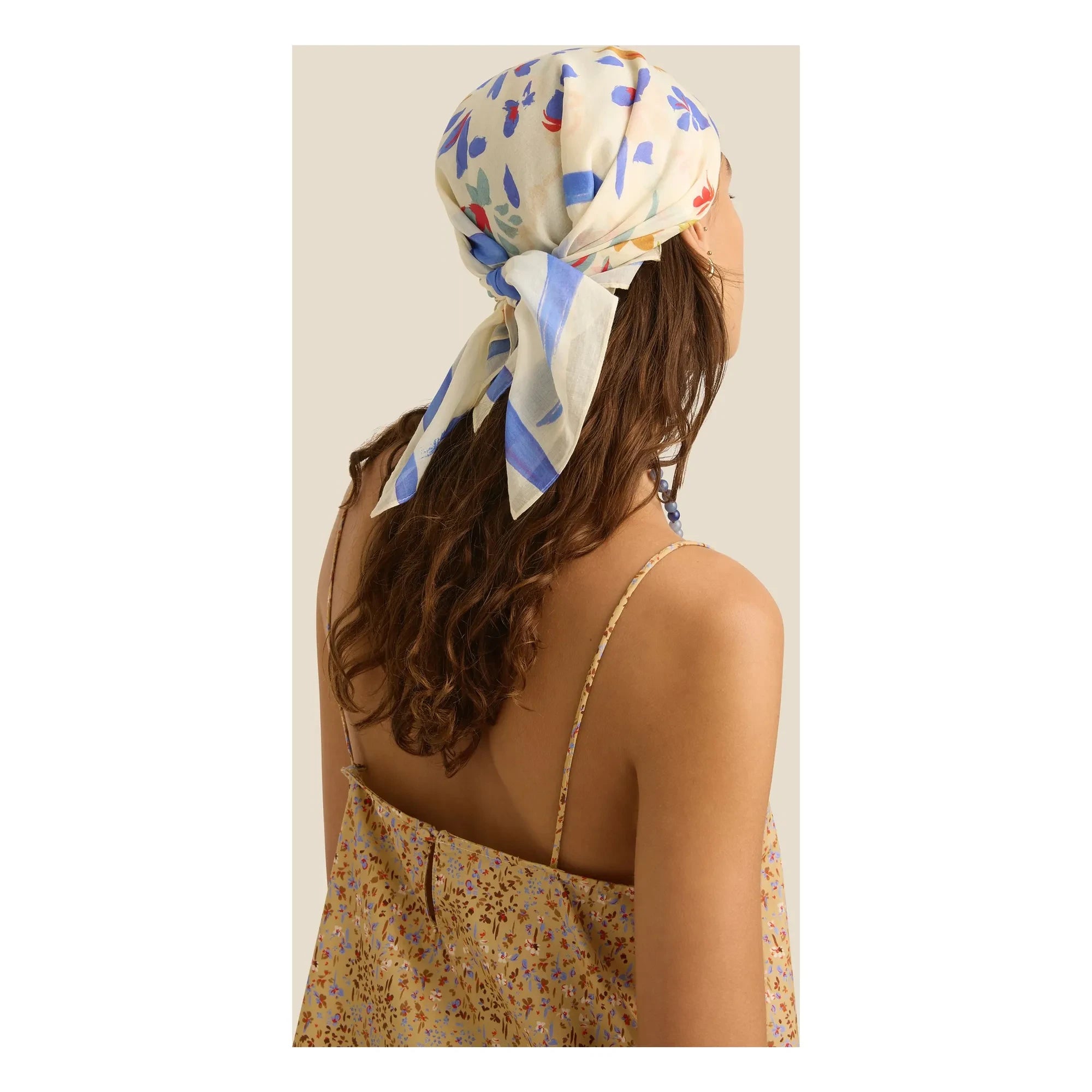 Soleil Soleil - Posy Bio-Baumwollschal | Beige