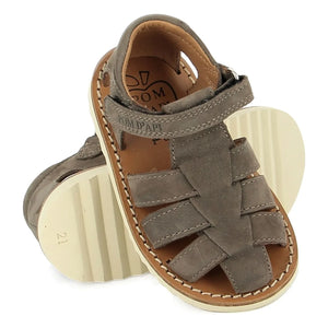 Pom d'Api - Waff Papy Nubuk Sandalen | Vereistes braun