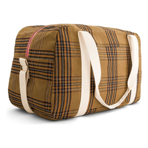 Rose in April - Raphaël Tartan Wickeltasche | Braun