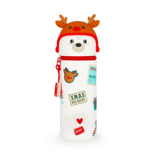 Legami - 2-in-1 Silikon Weihnachtsschreibetui Eisbär - Kawaii