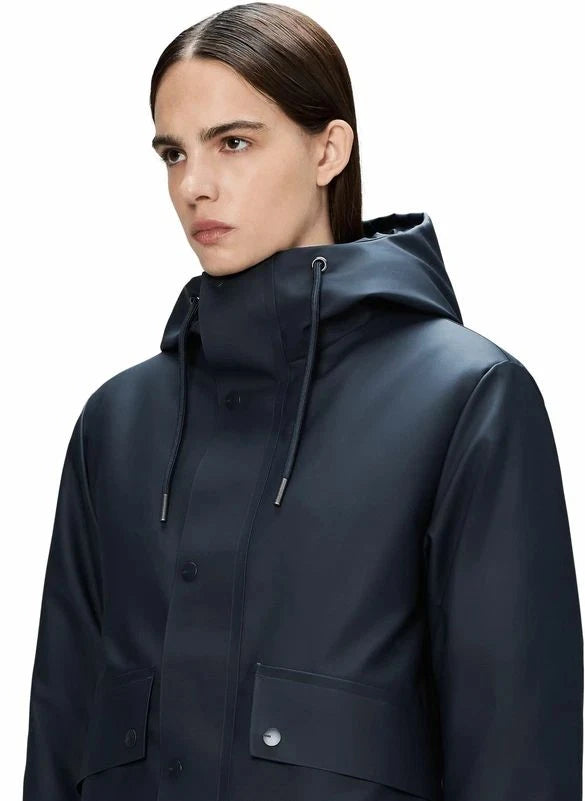 Rains - Nome Kurzer Parka W3T3 | Dunkelblau