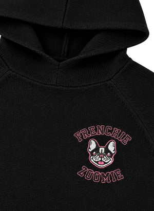 Finger in der Nase - Sofia Zoomie Merinowolle Pullover | Schwarz