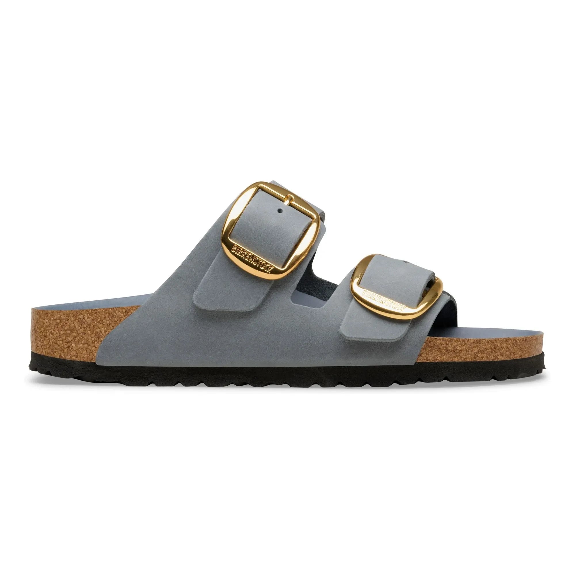 BIRKENSTOCK - Arizona Big Buckle Fettleder-Sandale | Grau