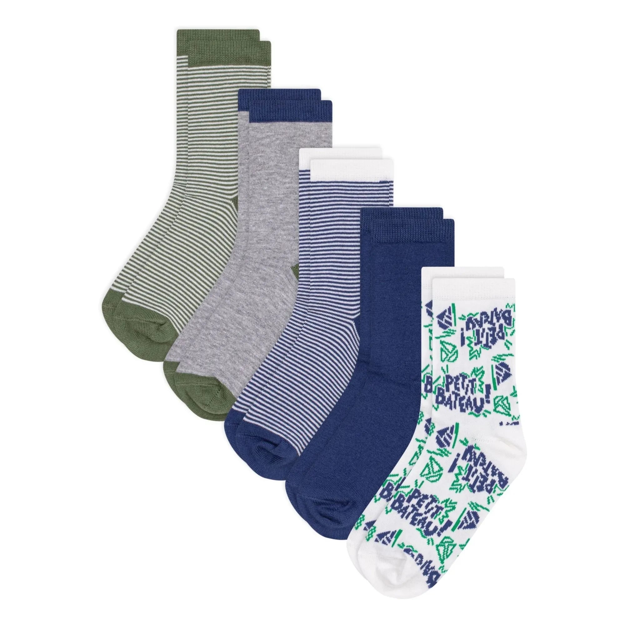 Petit Bateau - 5er-Pack Petit Bateau Socken | Blau