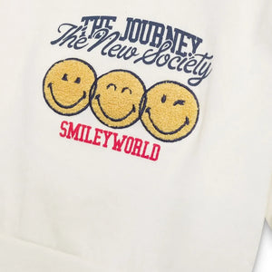 The New Society – Baby Smile Sweatshirt | Weiß