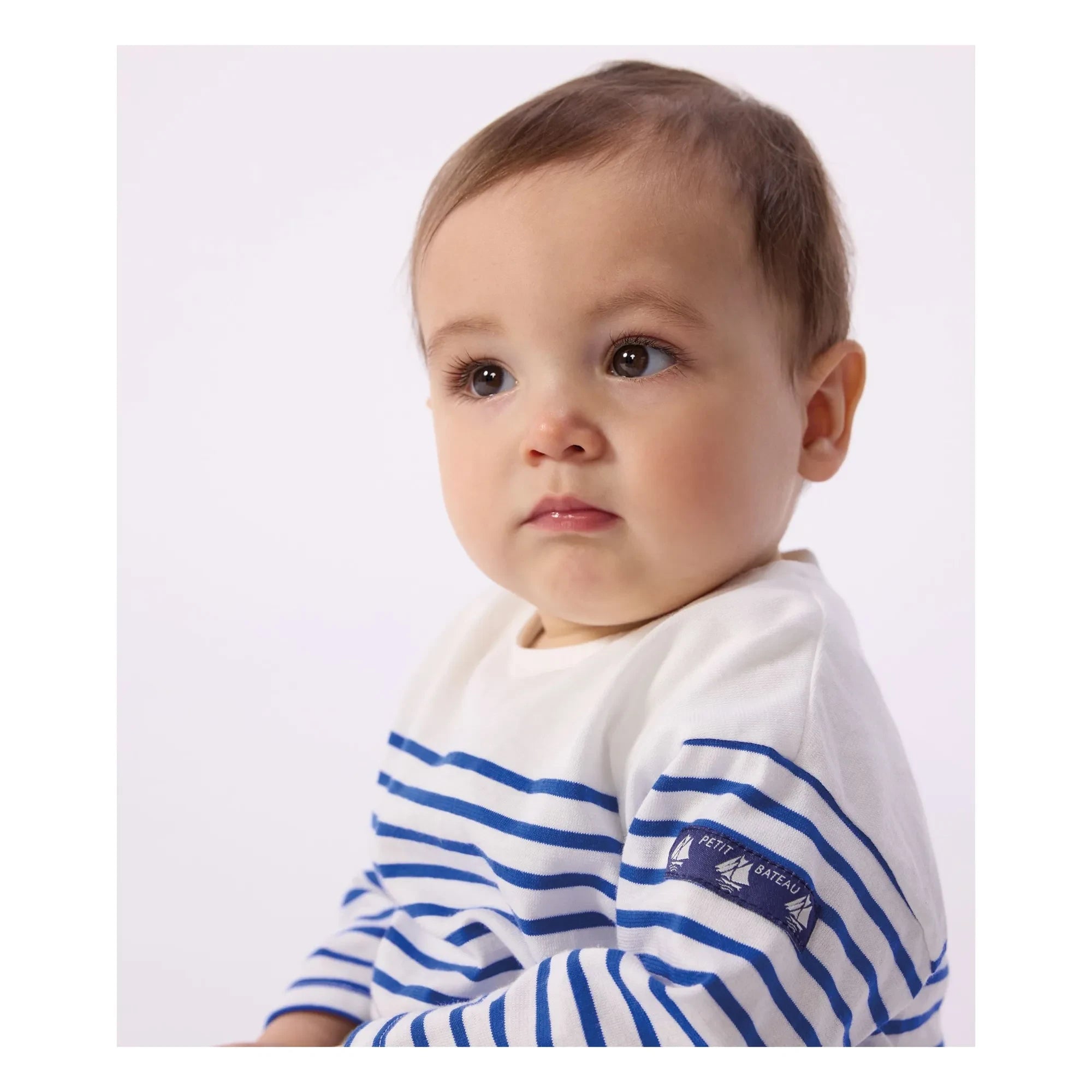 Petit Bateau - Breton-Shirt | Weiß