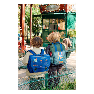 Caramel & Cie - Pixel Art Tasche | Marineblau