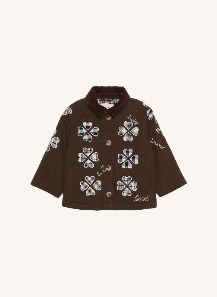 SISSEL EDELBO - Lilibeth Bio-Baumwolljacke - Kinderkollektion | Braun