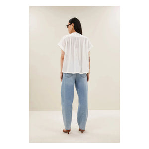 By Bar - Ally Bio-Baumwollbluse | Weiß