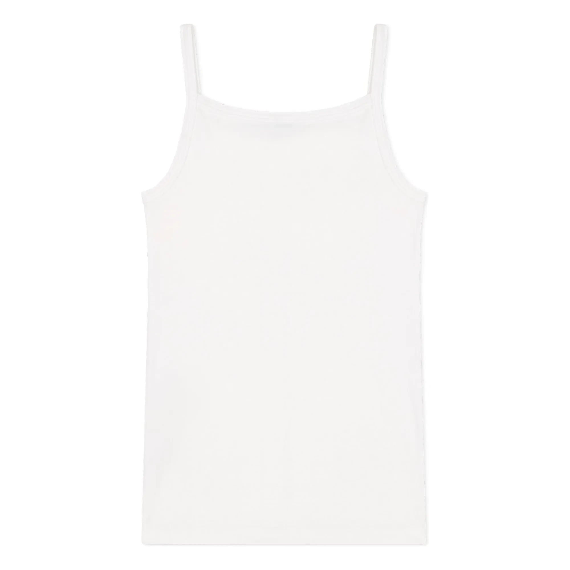Petit Bateau - Cocotte Bio-Baumwoll-Unterhemd | Weiß