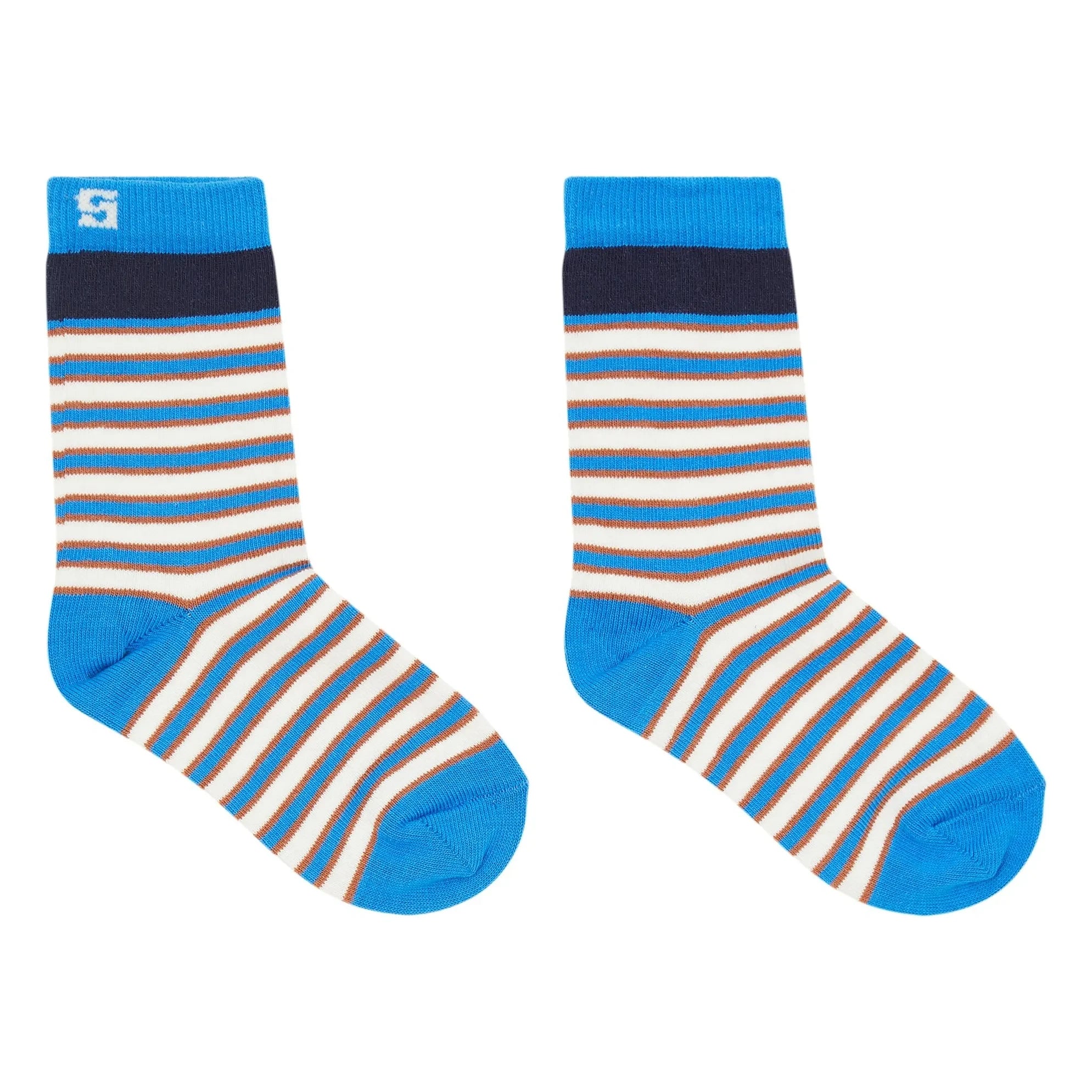 Smallable Kid - Malo Gestreifte Socken | Blau