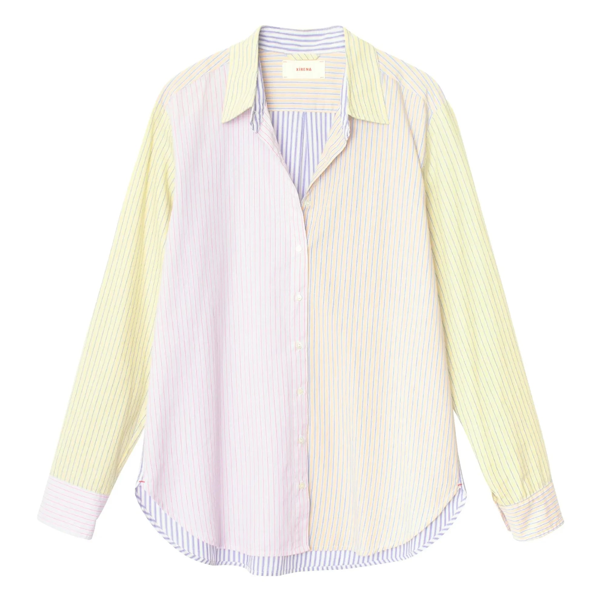 Xirena - Beau Gestreiftes Hemd | Blau