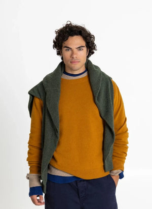 Smallable Man - Mozart Merino Wollpullover | Senf