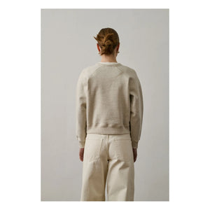Soeur - Artemis Sweatshirt aus Bio-Baumwolle | Hellgrau meliert