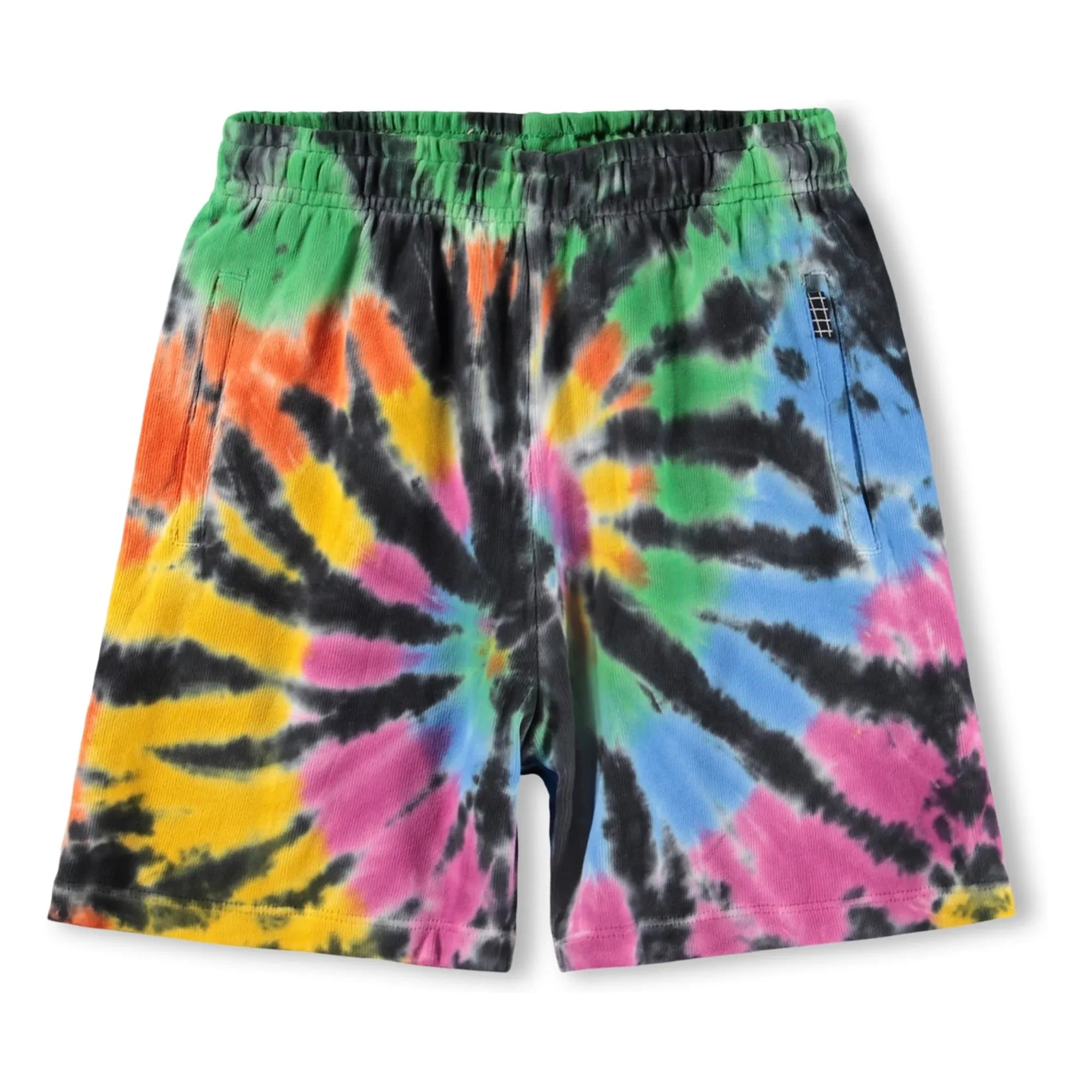 Molo - Amile Tie-Dye Bio-Baumwollshorts | Schwarz