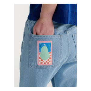 Bobo Choses - Bio-Baumwolle Birnenhose | Hellblau