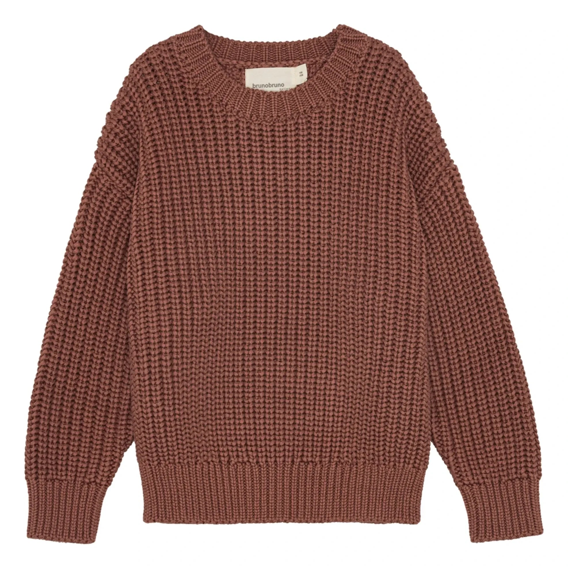 brunobruno nation - Sienna Bio-Baumwoll-Pullover | Bordeaux