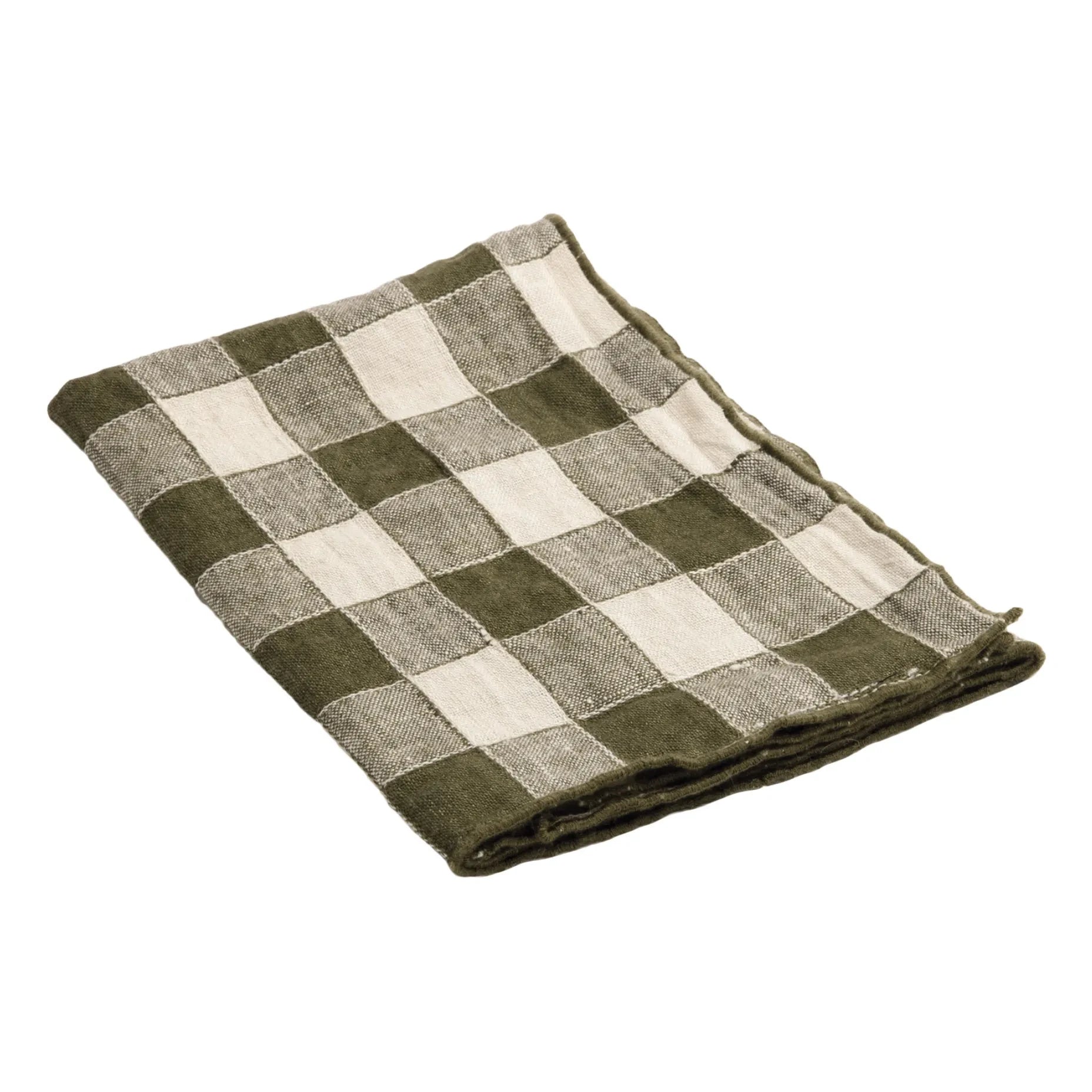 Maison de Vacances – Bourdon Vintage Leinenserviette | Laurier
