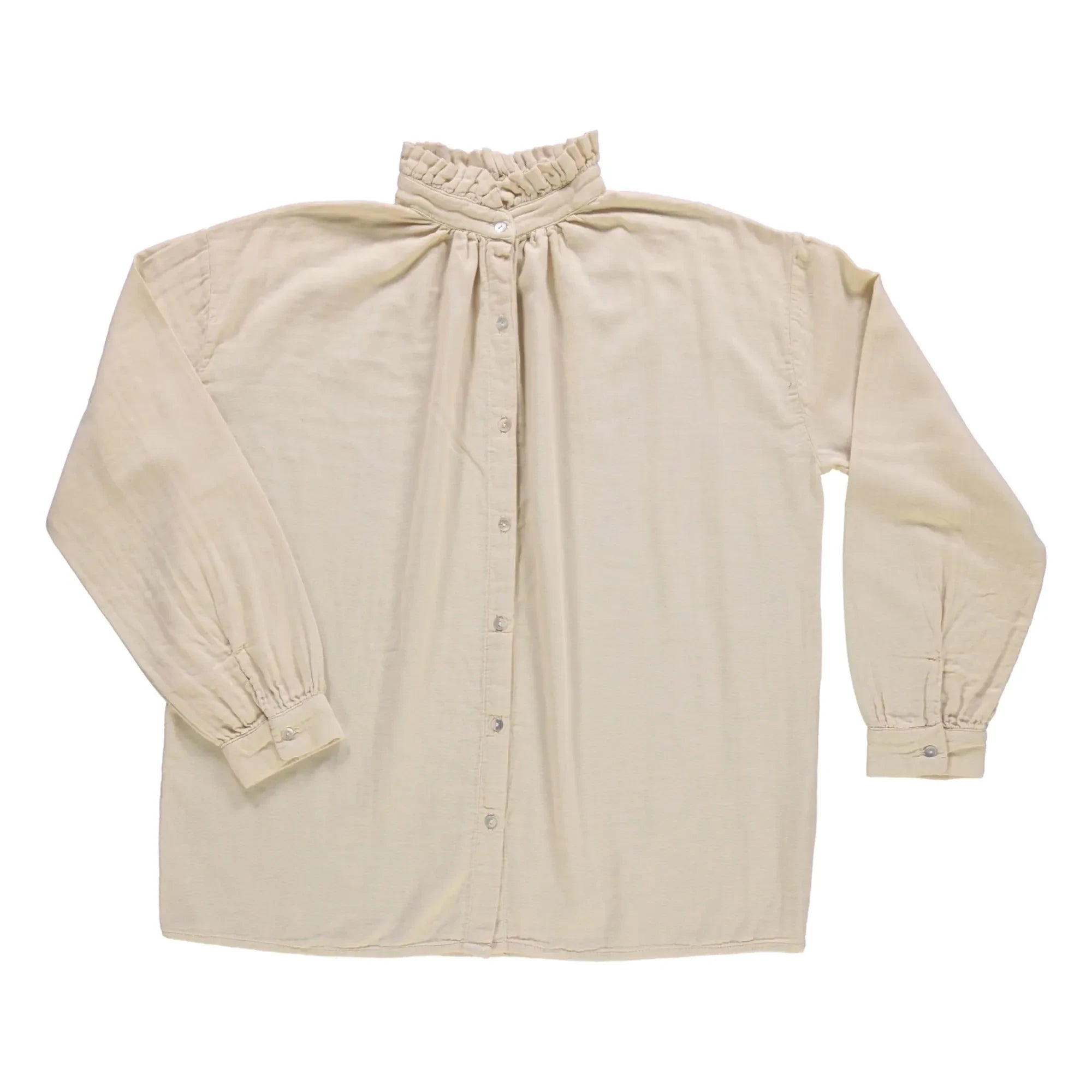 Poudre Organic - Rosier Doppelpack Baumwoll-Musselin-Bluse - Damen Kollektion | Ecru