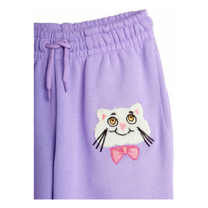 Mini Rodini - Jogger aus Bio-Baumwolle Cat | Lila