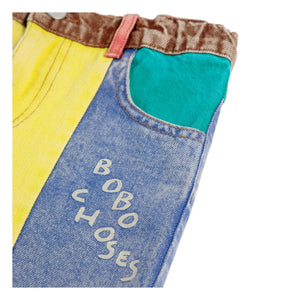 Bobo Choses - Organic Cotton Jeans mit Farbblock | Gelb