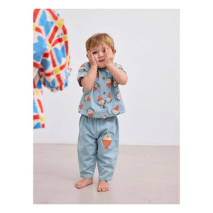 Bobo Choses - Bobo Denim Hellblaues Hemd | Blau