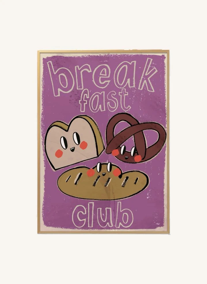Studio Loco - "The Breakfast Club" Plakat | Staubrosa
