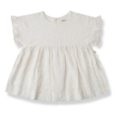 1+ in the family - Satuna besticktes Kleid | Weiß