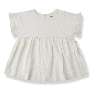 1+ in the family - Satuna besticktes Kleid | Weiß