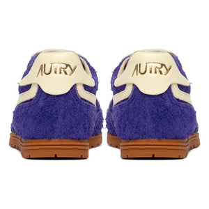 Autry - Windspin Low Zweifarbige Sneaker aus Wildleder und Leder | Lila