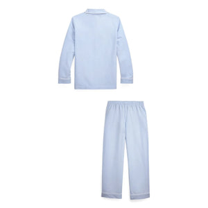 Ralph Lauren - Logo Tişört ve Pantolon Pijama | Açık Mavi