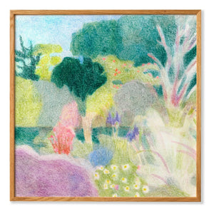Paper Collective - Un Jardin à Kergoët Poster von Line Hachem