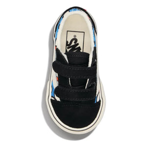 Vans - Scratch Sneakers Old Skool V Flowers | Blau