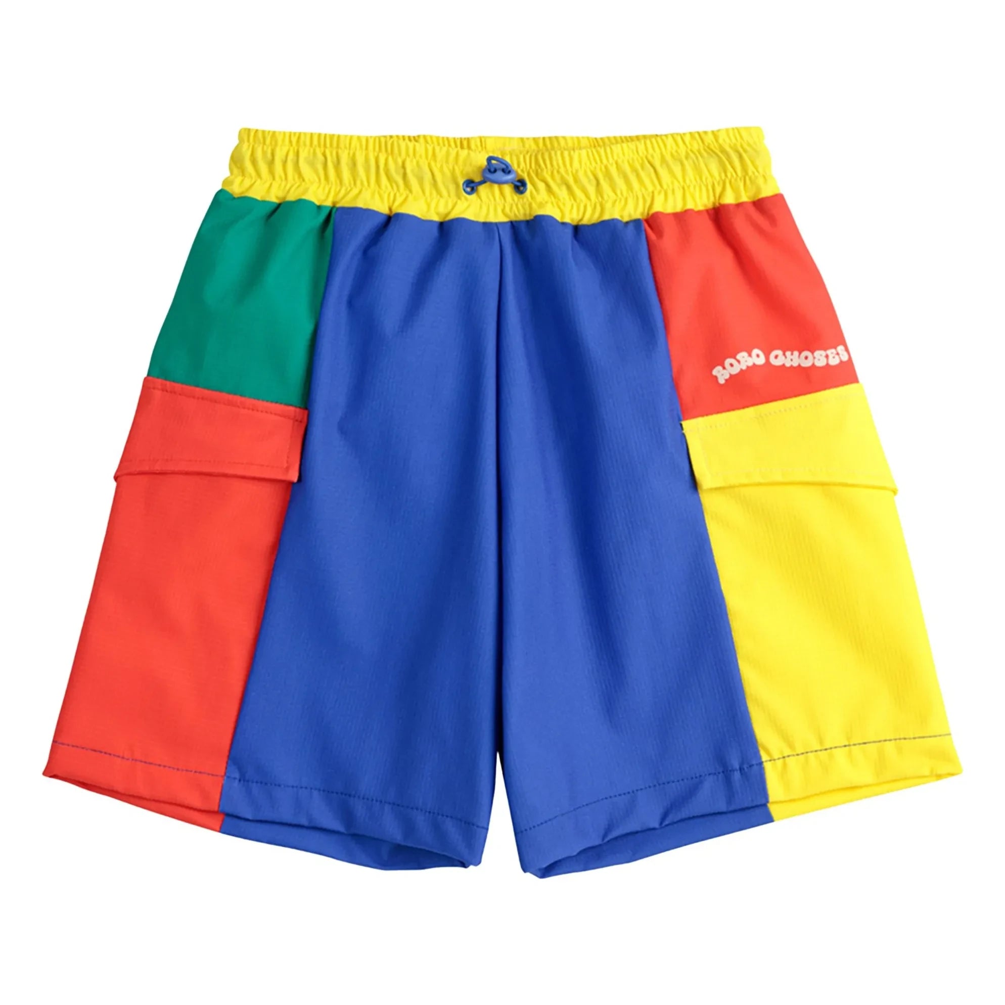 Bobo Choses - Colour-Block-Badeshorts | Blau