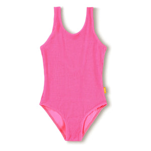 Molo - Gerippter Badeanzug Nika Krep Recycelte Fasern | Fuchsia