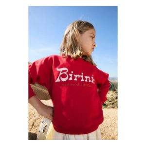 birinit - Chili Birinit Sweatshirt aus Bio-Baumwolle | Rot