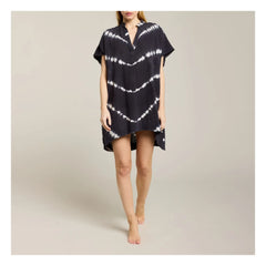 Maison Saint Julien - Propriano Batik-Tunika | Klassisch marineblau