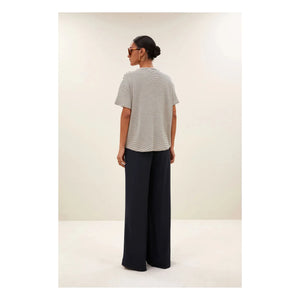 By Bar – Gestreiftes T-Shirt | Dunkelblau