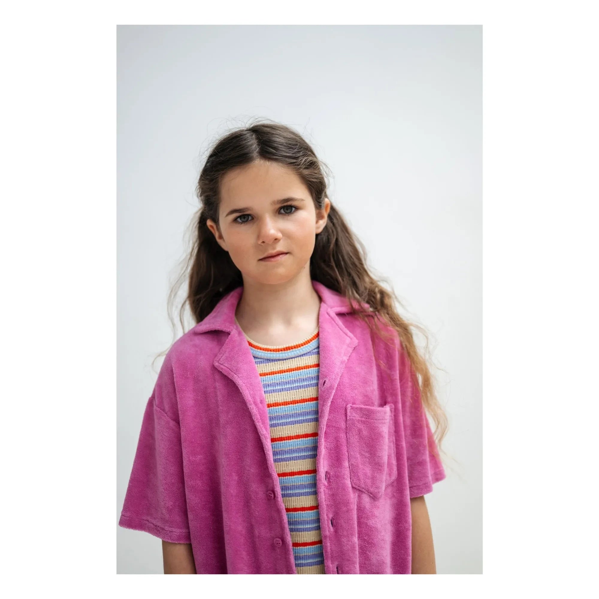 Repose AMS - Bio-Baumwoll-Frotteehemd | Rosa