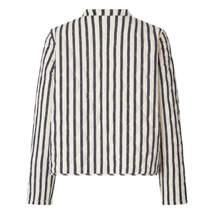 Lollys Laundry – Emilia Gestreifte Jacke | Schwarz